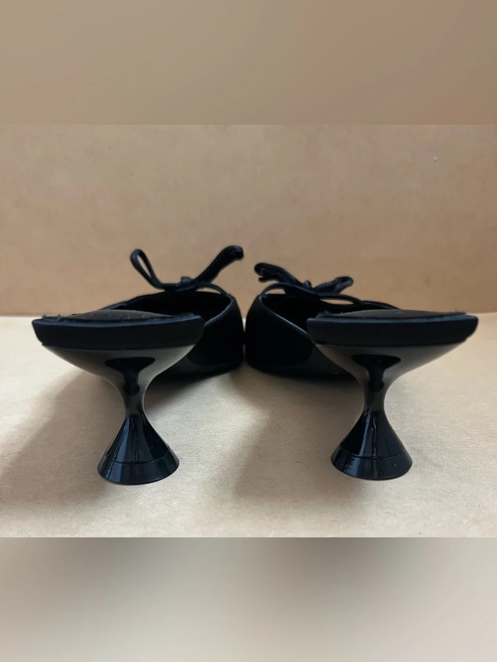 Anthropologie X Jeffrey Campbell Ensue Kitten Heels in Black Size 7.5 New